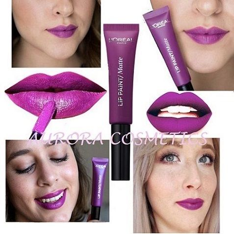 LOreal Matte Infallible Lip Paint 207 Wuthering Purple x 12