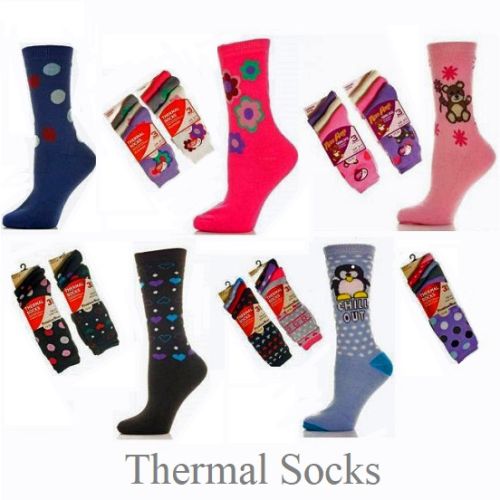 Thermal Socks pack of 3 x 6